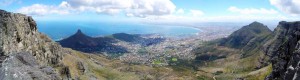 Panorama Image of Cape Town taken from the Table mountain (Sept 2006) Wikimedia Commons.