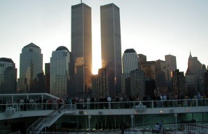 The Twin Towers at Dawn.