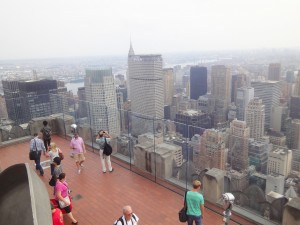Top of the Rock Observatory Deck, New York.